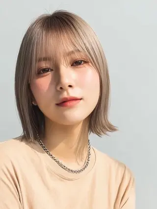 ミディアム ❄️透明感カラー❄️ メンズ✂️TOWAのヘアスタイル