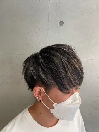 ショート カラー パーマ メンズ 🔥メンズ超特化🔥 青木海斗のヘアスタイル