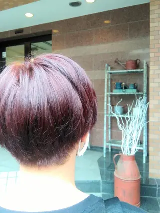 ショート カラー ヘアアレンジ メンズ マツエク・マツパ 🪞🫧豊田美優/ まつげパーマ🫧🪞のマツエク・マツパデザイン