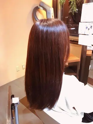 セミロング カラー ❣️大人色気レイヤー 美髪縮毛 金山❣️のヘアスタイル
