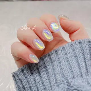 カラー ネイル 芦辺 香奈のネイルデザイン