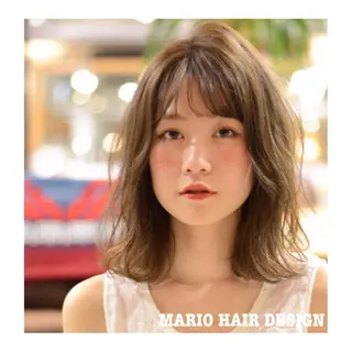 ミディアム カラー 竹嶌 健吾のヘアスタイル