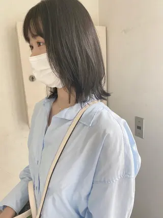 ミディアム レイヤーカット✂️ 横浜No1♡下鳥翔子のヘアスタイル