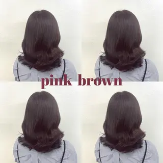 ミディアム カラー 韓国ヘア🇰🇷🎀 みきのヘアスタイル