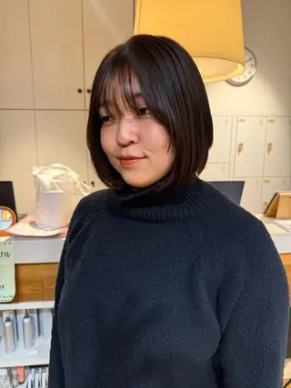 セミロング 松本  夏海のヘアスタイル