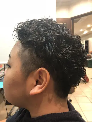 ショート パーマ 美容室ARKS 黒田杏奈のヘアスタイル