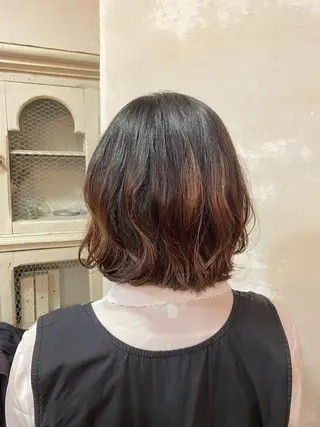 ショート パーマ Kasuga Sayuriのヘアスタイル