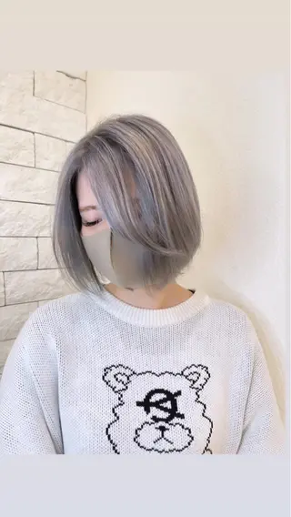 カラー かずくん🦩名古屋 ハイトーン/レイヤーのヘアスタイル