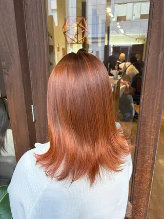 ミディアム カラー 髙木 優人のヘアスタイル