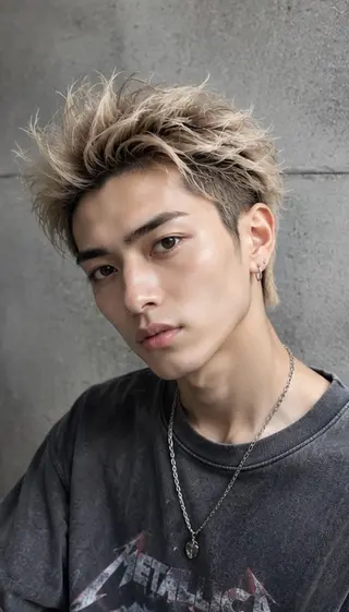 カラー メンズ Garden 浅草蔵前のヘアスタイル