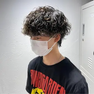 ショート パーマ メンズ 【メンズ特化】 笹目純のヘアスタイル