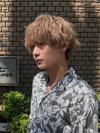 ミディアム カラー メンズ 🧃Kawakami kotomi🧃のヘアスタイル