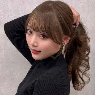 ロング 艶カラー／縮毛矯正 ／kana‎🤍のヘアスタイル
