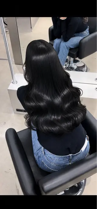 ロング カラー shuse /艶カラー  栄のヘアスタイル