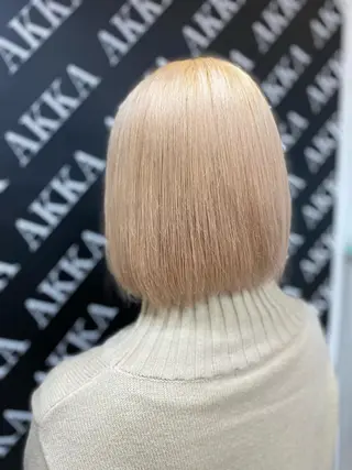 ミディアム カラー メンズ キッズ ネイル マツエク・マツパ アイブロウ 🧡可愛い色落ち🧡 ハイトーン特化🧡のヘアスタイル