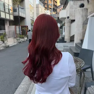 ロング カラー ⚜️ブリーチ× 透明感✨Hayatoのヘアスタイル