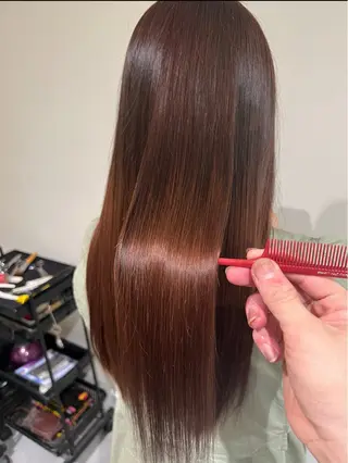ロング カラー 笠原 裕貴のヘアスタイル