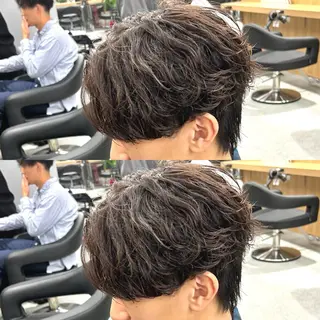 パーマ メンズ 🔥フェザーパーマ 特化🔥勇斗のヘアスタイル