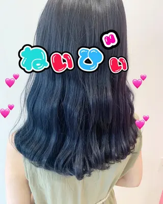 ミディアム カラー 新宿駅近♡個室 ♡関口三都季🌜のヘアスタイル