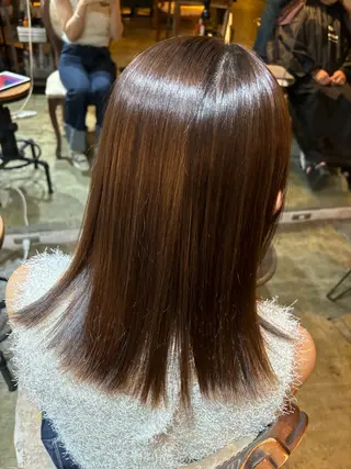 ミディアム 永山 萌文のヘアスタイル