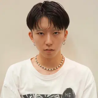 ショート カラー メンズ ダウンパーマ 【sity.ザイク】のヘアスタイル