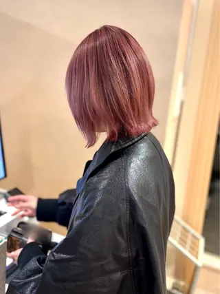ミディアム Haruka✄﻿ 透明感カラー🫧🌙のヘアスタイル