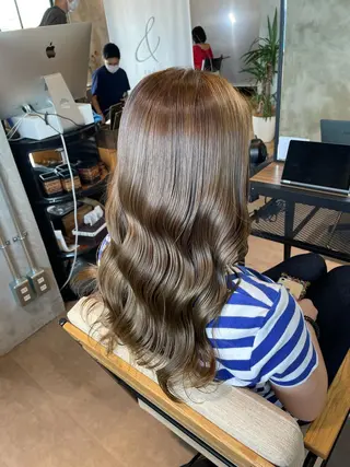 ロング カラー 🎀透明感カラー🎀 mikaのヘアスタイル