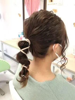 セミロング 新宿ヘアセットメイク Asa-mのヘアスタイル