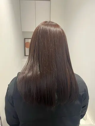 セミロング 暖色ブリーチ ⭐️honokaのヘアスタイル