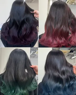 カラー ALIVE 小池柚葉のヘアスタイル