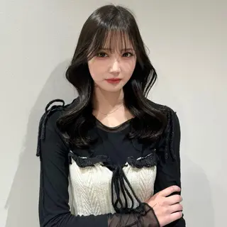 ロング カラー 💙韓国/ワンホン/ レイヤー💗Sayaのヘアスタイル