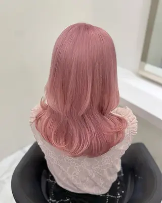 ロング カラー ハイトーンカラー💞 くるみ🎀のヘアスタイル