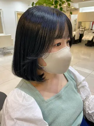 ミディアム カラー ヘアアレンジ マツエク・マツパ アイブロウ 透明感カラー🫧ヘア セット🫧松本菜月の眉毛・アイブロウイメージ