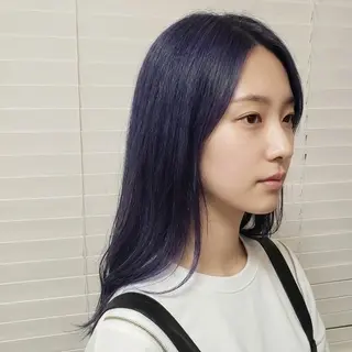 セミロング ベージュ*Spica 【ミルクティー】のヘアスタイル