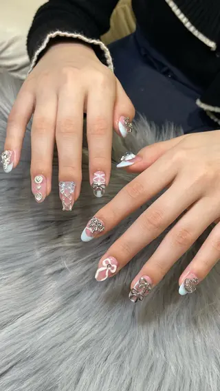 ネイル RICO Nail パーツつけ放題🌈のネイルデザイン