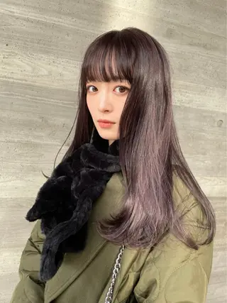 ロング 南堀江レイヤーカット MIKU🍒のヘアスタイル