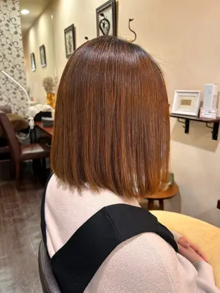 ミディアム 松田 佳純のヘアスタイル