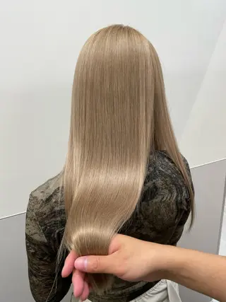 ロング パーマ、髪質改善 菊地美月のヘアスタイル