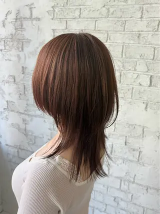 ミディアム ブリーチモデル 募集中🍑MOMOのヘアスタイル