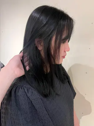 ミディアム chura/ カットモデル募集中のヘアスタイル