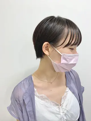 ショート 肌に馴染むカラー 梅田・増田のヘアスタイル