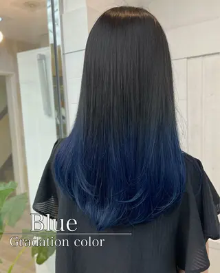 セミロング カラー パーマ ヘアアレンジ 二ヶ月綺麗なデザイン カット/星野六三四のヘアスタイル