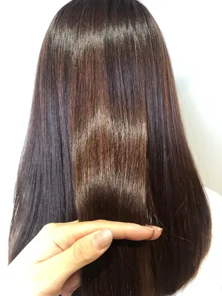 セミロング カラー トップ スタイリストのヘアスタイル