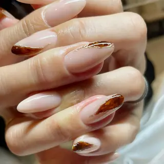 ロング ネイル 金子 彩海のネイルデザイン