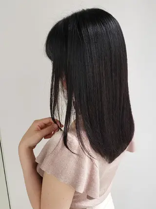 セミロング パーマ 美髪⭐︎髪質改善 井上 康司のヘアスタイル