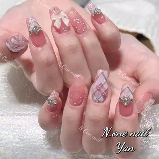 ネイル 長いだし/スカルプ/ パラシェルN.oneのネイルデザイン
