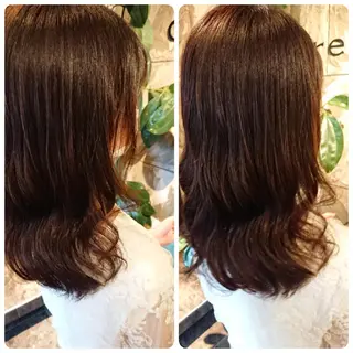 セミロング 清水 旭美のヘアスタイル