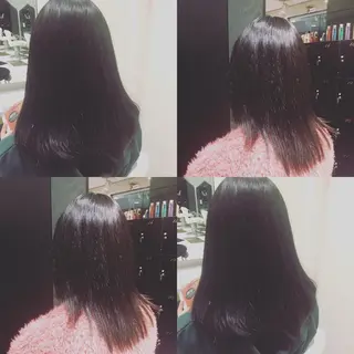 ミディアム 本場韓国ヘア特化 아이비/Aibiのヘアスタイル