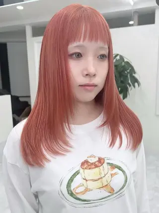 ロング カラー ブリーチ🌈金崎 江坂駅横すぐのヘアスタイル