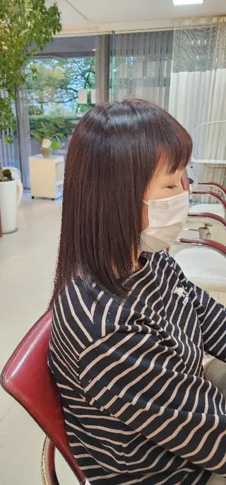 セミロング カラー hairmake Juinのヘアスタイル